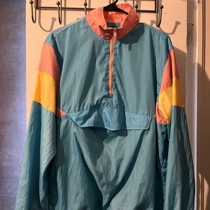 Mens Color-Block Windbreaker